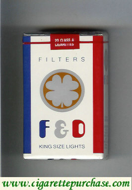 F&D F and D Filters King Size Lights cigarettes soft box